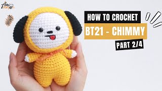 343  BT21  Chimmy Amigurumi 24  How To Crochet Amigurumi  Crochet Tutorial  AmiSaigon [upl. by Eboh965]