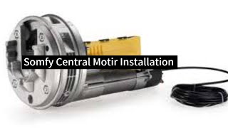 Somfy Center Fixing Rolling Shutter Machine  Somfy Centre Garage Door Motor Opener  Somfy [upl. by Darwen975]