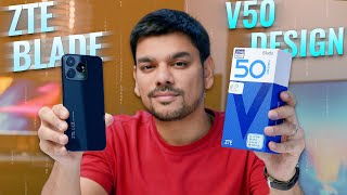 ZTE Blade V50 Design Unboxing  Glass Back 90Hz FullHD display 8GB256GB  Price Rs28999 [upl. by Kieger]