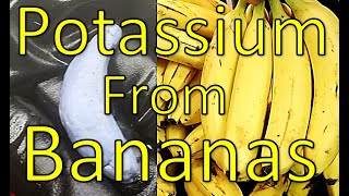 Potassium Metal From Bananas [upl. by Adhern760]