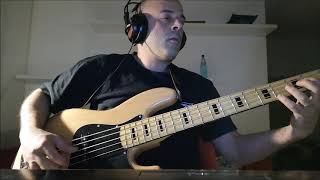 Daitarn 3 Bass cover on Squier VM 5 strings [upl. by Ligetti399]