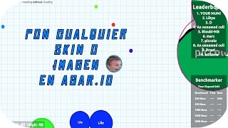 Como poner cualquier skin o imagen en agario [upl. by Aribold]