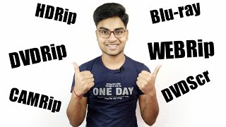 What is PreDVDRip DVDrip HDRip WEBRip WEBDL BluRay etc  Explained in Hindi [upl. by Aamsa]