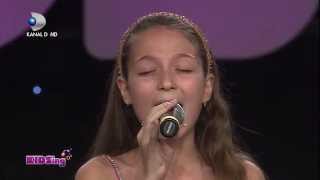 Francesca Nicolescu canta Je taime  Auditii Saptamana 3  KIDSing 2014 [upl. by Jammie]