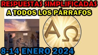 Respuestas Simplificadas para el Estudio de la Atalaya 814 enero 2024 [upl. by Nillor337]