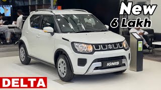 NEW IGNIS DELTA 2024 Updated Model  Maruti Suzuki IGNIS 2024 Delta White Colour Review [upl. by Palumbo]