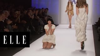 Watch How Gracefully These Models Fall  ELLE [upl. by Aedni]