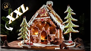 Riesen Lebkuchenhaus mit Joisa  XXL Gingerbread House [upl. by Hanid]