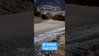 Rallye Monte Carlo 2024 Ford MSport test Adrien Fourmaux Puma Rally1 WRC [upl. by Sarene345]