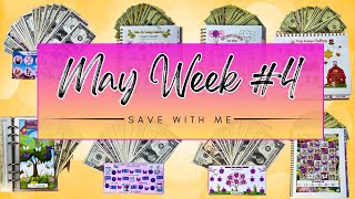 May Week 4 Savings Challenges 306 4 Savings Challenges Completed  Save With Me🦋 [upl. by Lleznov795]