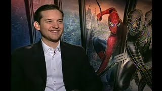 Tobey Maguire interview  Spiderman 3  2007 [upl. by Hach802]