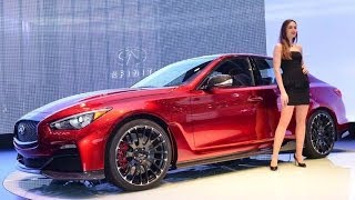 Salon de lauto à Genève Edition du 14 mars  Infiniti Q50 Porsche Macan [upl. by Omrellig]