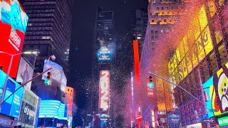 NYC Times Square New Years Eve 2024 Ball Drop Countdown Full [upl. by Asilec730]