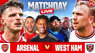 Arsenal 02 West Ham  Match Day Live  Premier League [upl. by Matless]