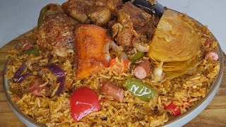 Feast your eyes on breathtaking Lamb Jollof rice  Gambian Benachin a dish so exquisite jollof [upl. by Grantham]