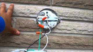 How To Change An Outdoor Light Fixture By Yourself [upl. by Melvena]