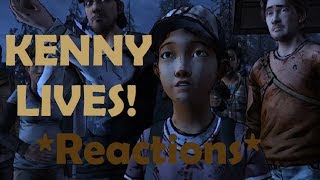 KENNY LIVES Telltales The Walking Dead S2 Ep 2 Reactions [upl. by Etolas]