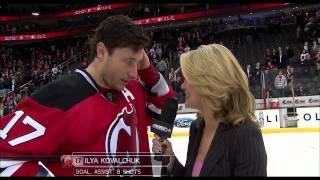 Ilya Kovalchuk Goal  Interview 322011 [upl. by Trent404]