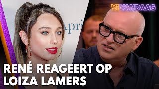 René over Loiza Lamers Ik heb een probleem met reageren op mensen die het programma niet kijken [upl. by Massiw]