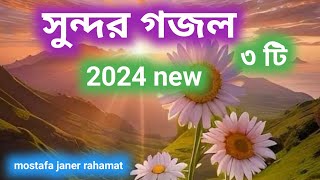 ৩ টি সুন্দর গজল নতুন গজল mostafa janer rahamat [upl. by Gnex]