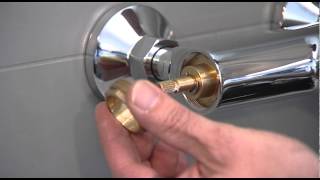 Exposed bath shower mixer  Flow diverter valve maintenance and replacement [upl. by Worl955]