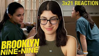 AMYS IN PRISON Brooklyn NineNine 3x21 Reaction [upl. by Xylina]