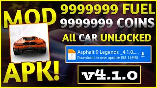 ASPHALT 9 LEGENDS MOD APK 420g  UNLIMITED MONEY  DOWNLOAD HACK MOD UNLOCK ALL CARS TERBARU 2023 [upl. by Naeroled436]