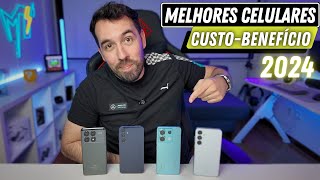 TOP 4  QUAL O MELHOR CELULAR CUSTOBENEFÍCIO DE 2024 [upl. by Kauppi]