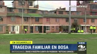 Tragedia en Bosa padre mató a esposa y a sus dos hijos  10 de Noviembre de 2013 [upl. by Dnomhcir]