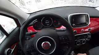 2017 Fiat 500X 16 eTorQ 4x2 POV Winter Test Drive [upl. by Sandon]