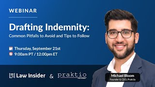 Drafting Indemnity Webinar with Praktio Sep 23 [upl. by Aicinad]