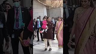 Mukesh Ambanis love for grandson Prithvi shortsvideo [upl. by Aitnyc]