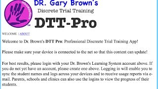 Autism DTT Pro  Professional discrete trial training [upl. by Miehar]