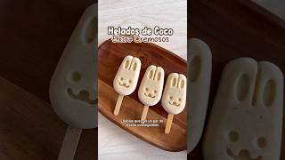 Helados extra cremosos de coco sin azúcar  recetas para niños  Postre Saludable [upl. by Namajneb963]