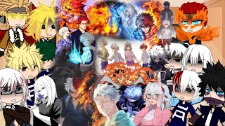 FULL MHA react to Todoroki Family  AU  My Hero Academia  Gacha React [upl. by Ettebab]