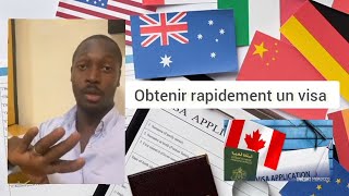 Astuces Pour obtenir un visa Rapidement [upl. by Ayerim136]