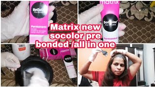 How to color hair with matrix prebond socolor matrixhair [upl. by Mercier]