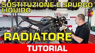 LIQUIDO RADIATORE MOTO Sostituzione e spurgo impianto [upl. by Fannie]