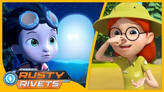 Rusty’s Spooky Adventure  Stinky Plant  Rusty Rivets  Cartoons for Kids [upl. by Sellers]