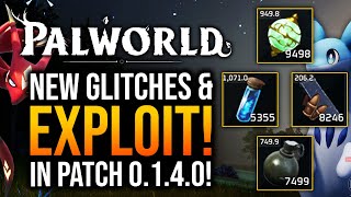 Palworld  10 GLITCHES AFTER PATCH 0140 [upl. by Risteau]