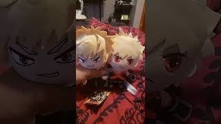 Now heres two bakugous singing anime bakugou katsukibakugou plushies mha myheroacadmia bnha [upl. by Denby774]