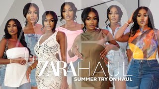 HUGE ZARA TRYON HAUL SPRINGSUMMER VACATION 2023  HOW TO LOOK EXPENSIVE amp GROWN  ASHLEY DIOR [upl. by Kirimia]