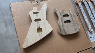 Applying Poly Finish To Guitar Bodies amp Necks For Upcoming Builds [upl. by Keeton]