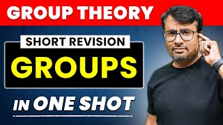 Group Theory  Groups in One Shot by GP Sir [upl. by Marcelia]