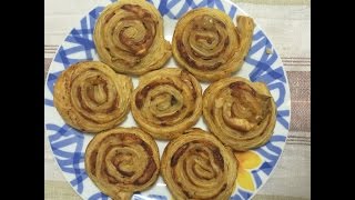 Ρολάκια Πίτσας με σφολιάτα  Pizza Rolls Αγάπα Με Αν Dolmas [upl. by Presley]