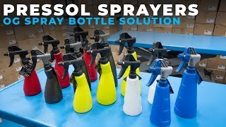 Obsessed Garage Spray Bottle Solution  Pressol Sprayers Are Here [upl. by Shandie35]