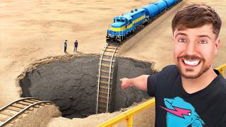 Train Vs Giant Pit [upl. by Iborian]