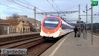 Rodalies Barcelona  Cardedeu R2  Renfe 447  Civia  449  253 [upl. by Sussna]