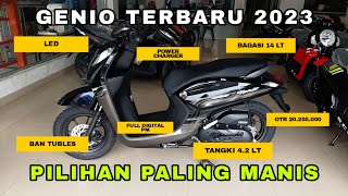 HONDA GENIO TERBARU 2023 WARNA HITAM [upl. by Nadabus99]