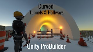 Unity ProBuilder Tutorial Creating Curved Tunnels amp Hallways for your 3D Level in 5 Minutes [upl. by Atile]